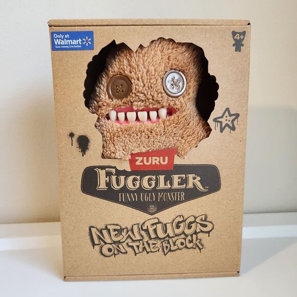 Fuggler New Fuggs On The Block Sir Splodge A Lot Brown Funny Ugly Monster Toy